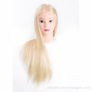 Peluquero de pelo sintético Maniquí Peluquería Muñeca Cabeza simulada